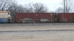 BNSF 722309 passes station